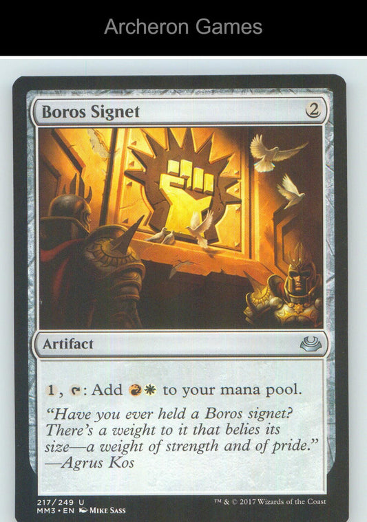Boros Signet MM3 217 UC MTG Card NM/EX+