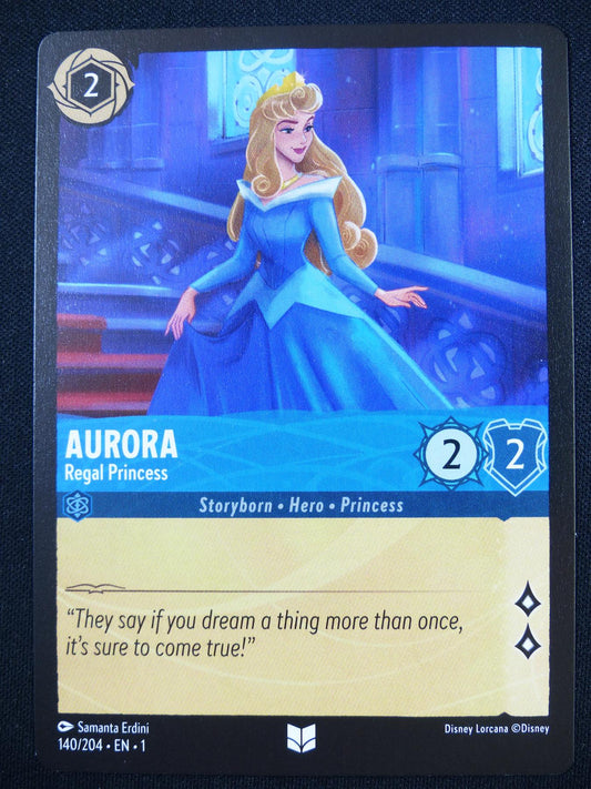 Aurora Regal Princess 140/214 - Lorcana Card #4P1