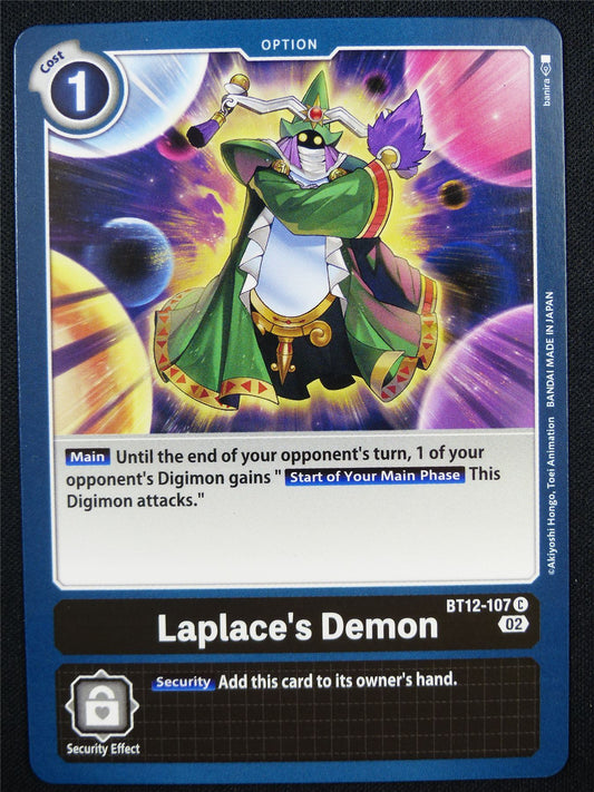 Laplace's Demon BT12-017 - Digimon Card #OC