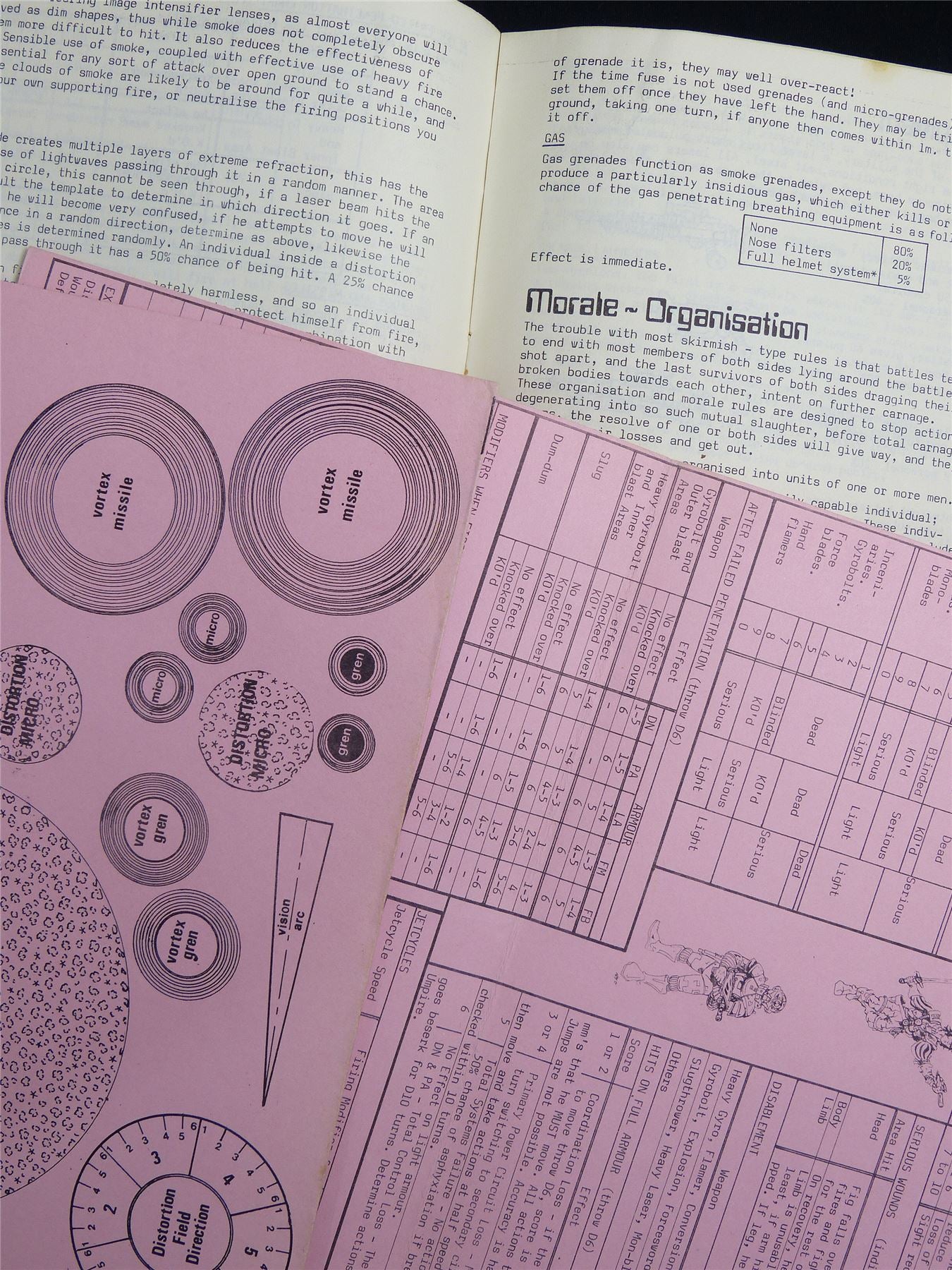 Laserburn Sci-Fi Combat Rules by bryan Ansell - Roleplay Ruleset Booklet #2WH