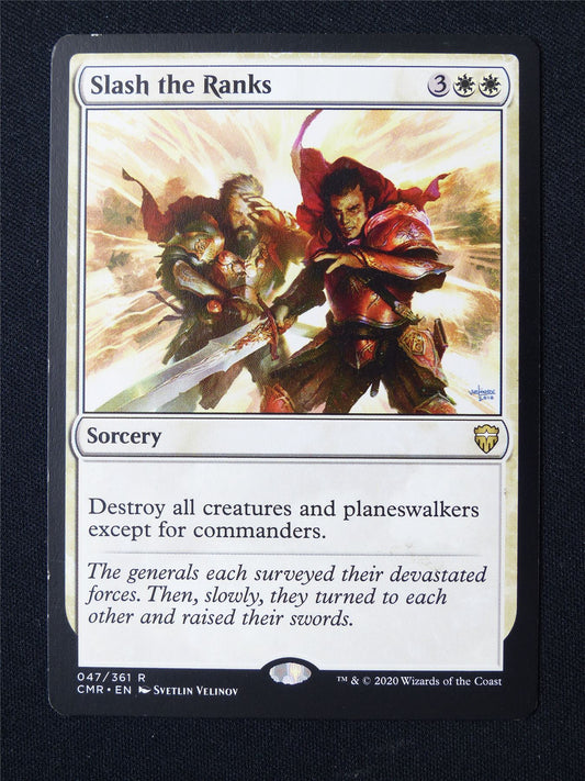 Slash the Ranks - CMR - Mtg Card #7BK