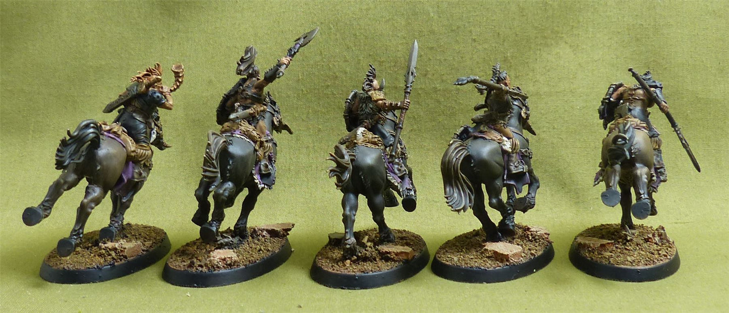 Darkoath Fellriders painted - Slaves to Darkness - Warhammer AoS #17D