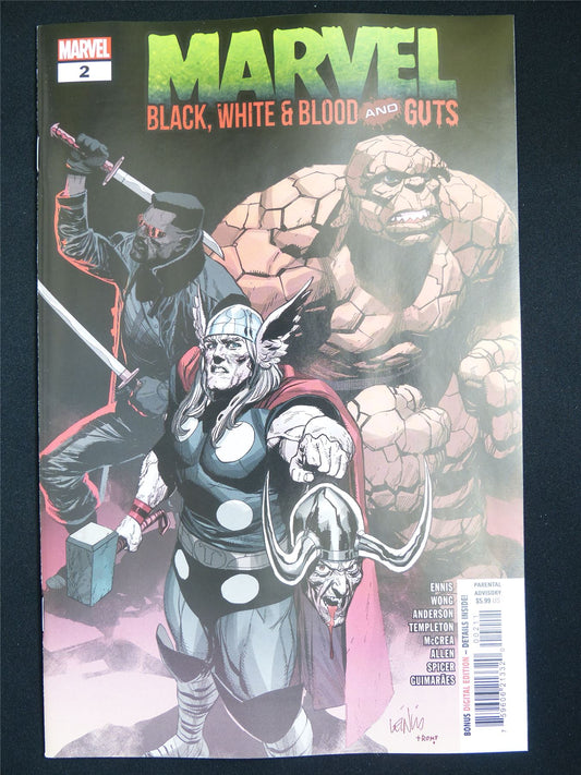 MARVEL Black White & Blood and Guts #2 - Jan 2026 Marvel Comic #60R