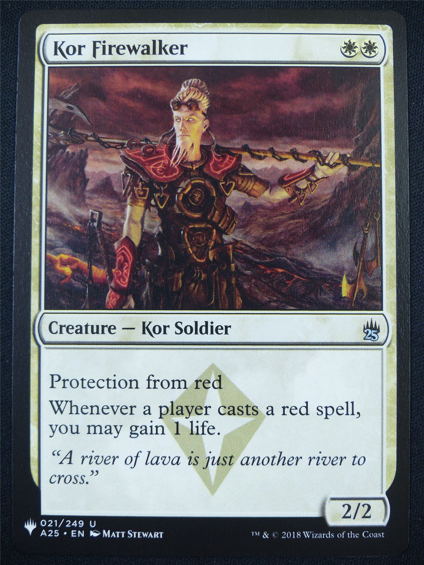 Kor Firewalker - A25 - Mtg Card #5D0