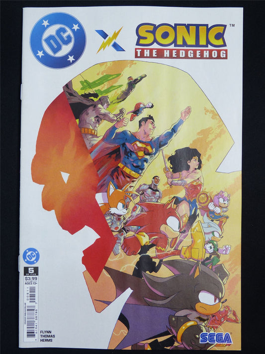 DC x SONIC The Hedgehog #5 - Sep 2025 DC Comic #2JX