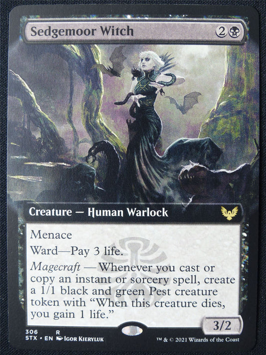 Sdgemoor Witch Extended Art - STX - Mtg Card #1D4