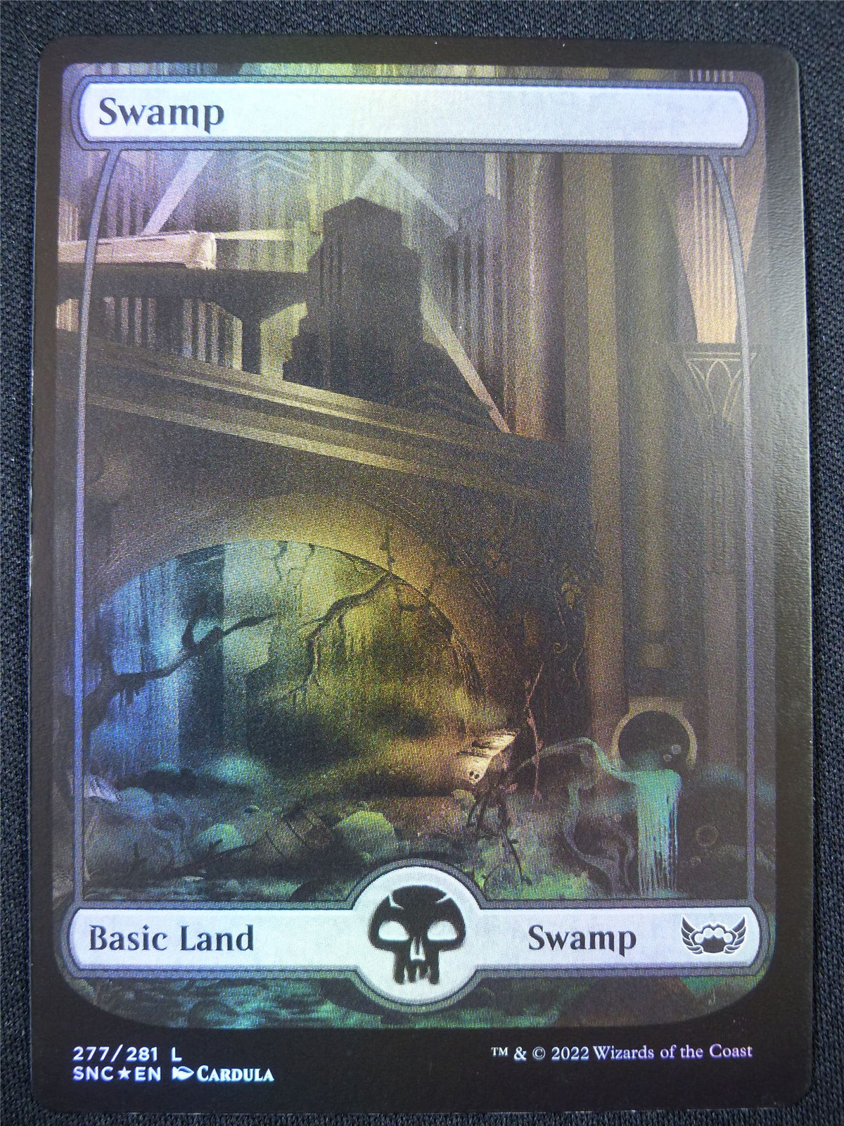 Swamp 277/281 Full Art Foil - Mtg Card #OG