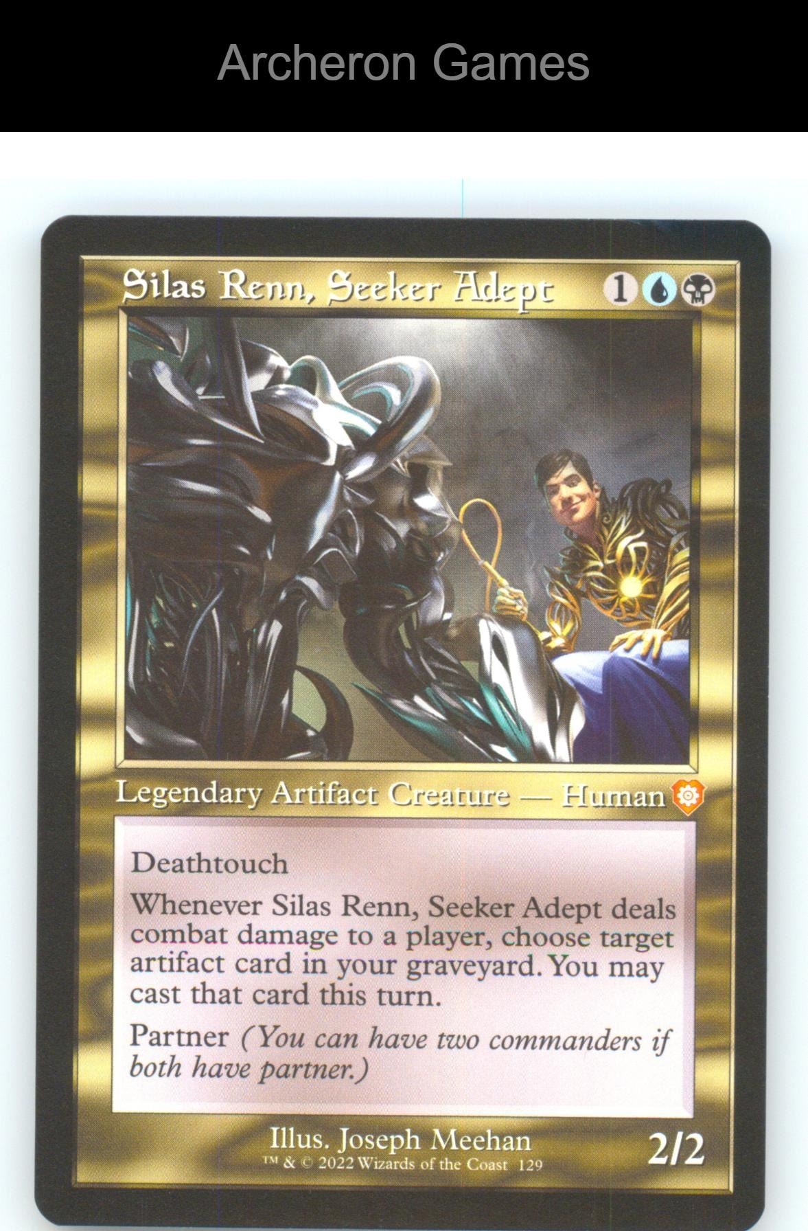 Silas Renn, Seeker Adept (Retro Frame) BRC 129 Mythic MTG Card NM/EX+