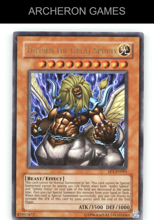 Theinen the Great Sphinx Ultra Rare YUGIOH Card