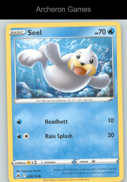 Pokemon Card Seel CRZ 029/159 C Crown Zenith