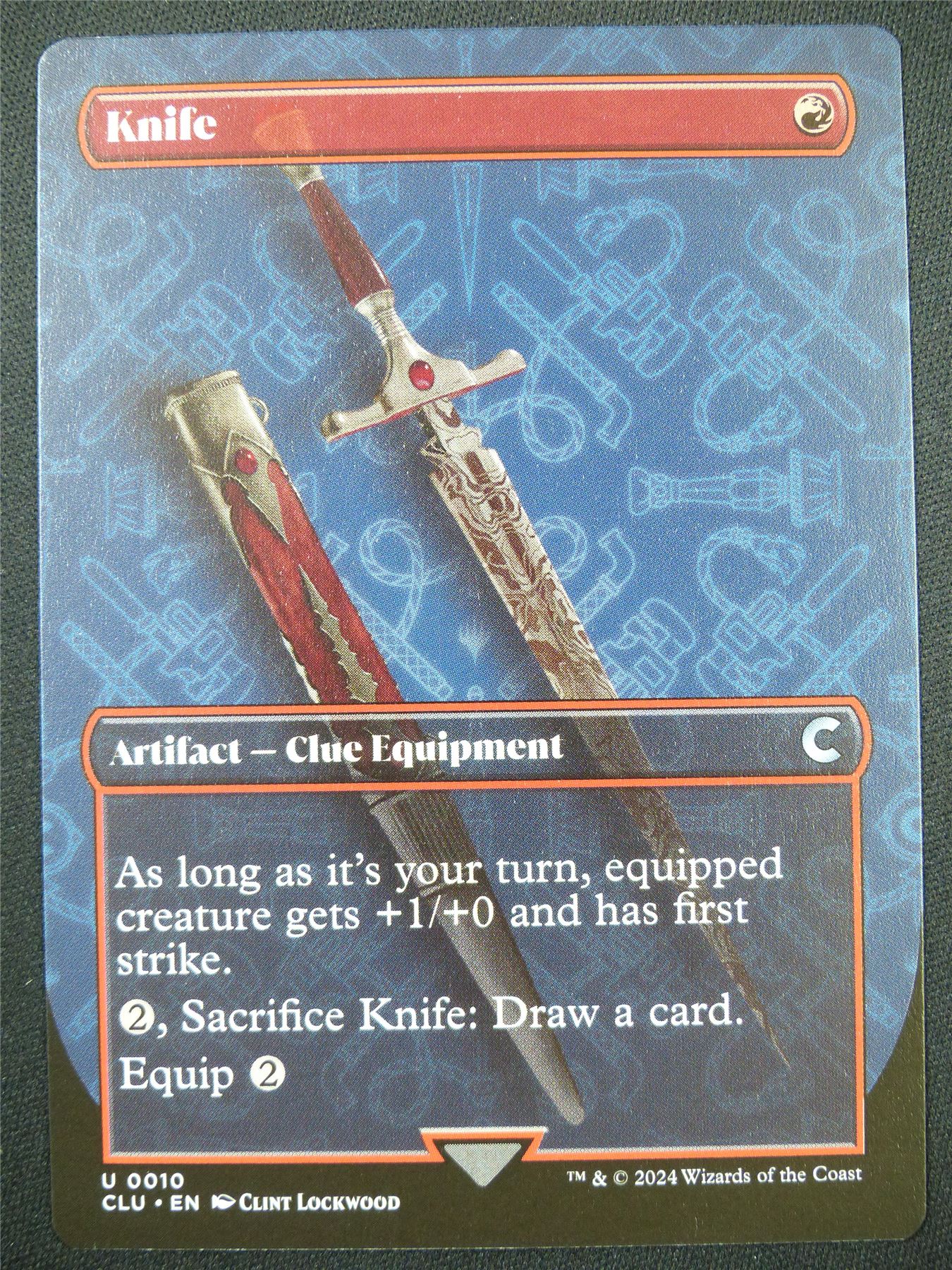 Knife Borderless - CLU - Mtg Card #5J4