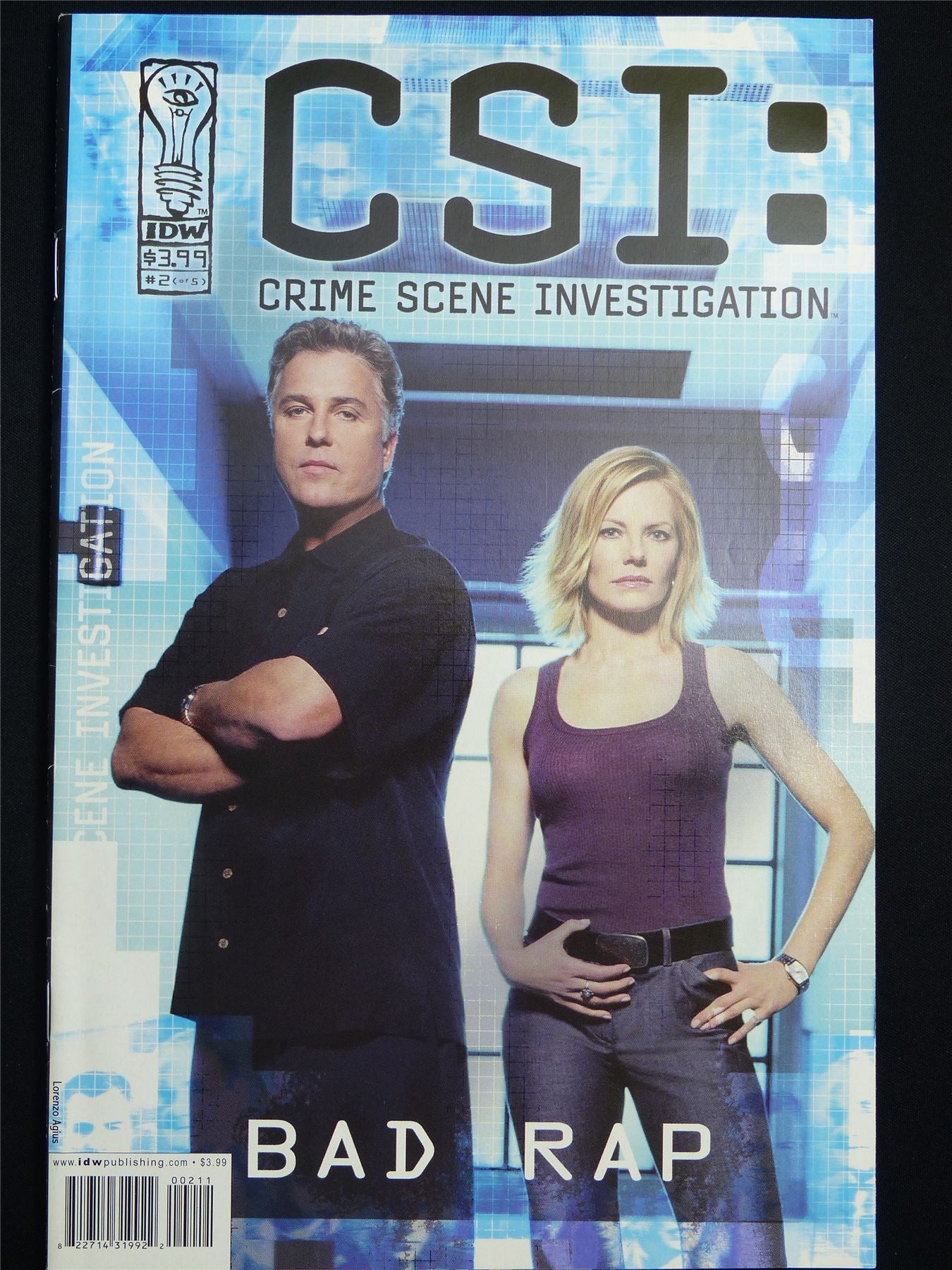 CSI: Crime Scene Investigation: Bad Rap #2 - IDW Comic #2SA
