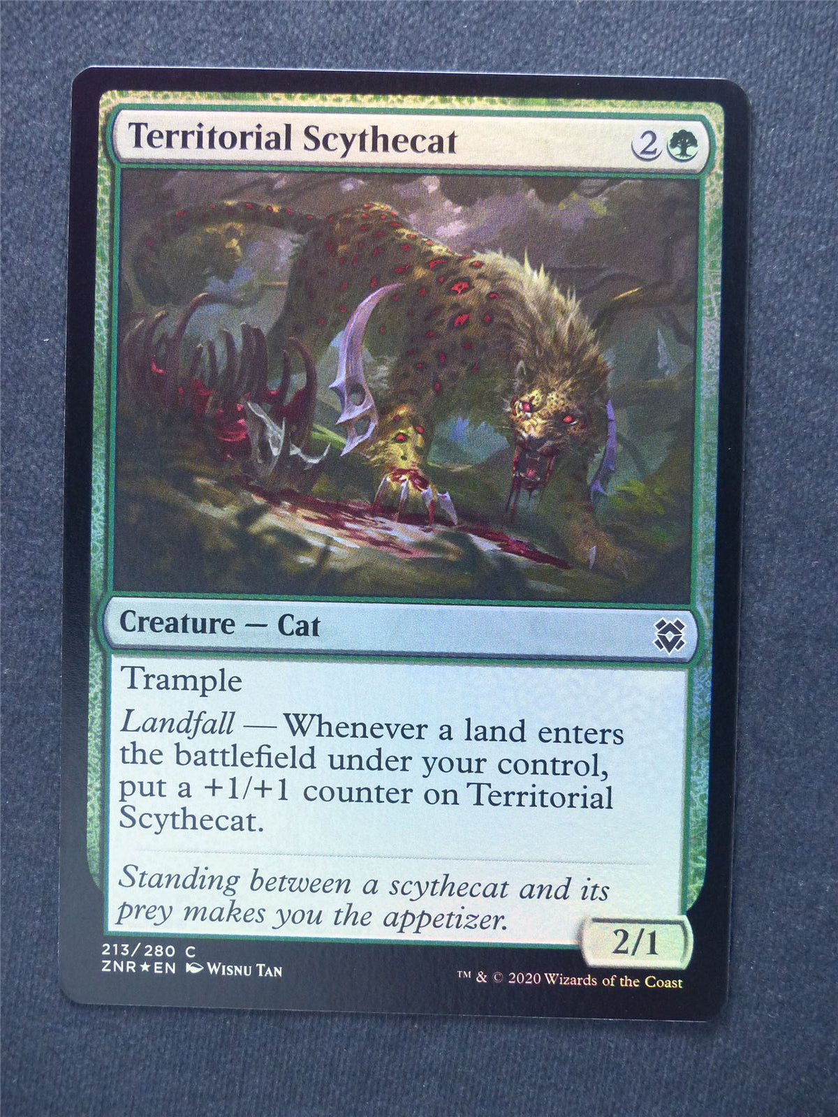 Territorial Scythecat Foil - Mtg Magic Cards #VL