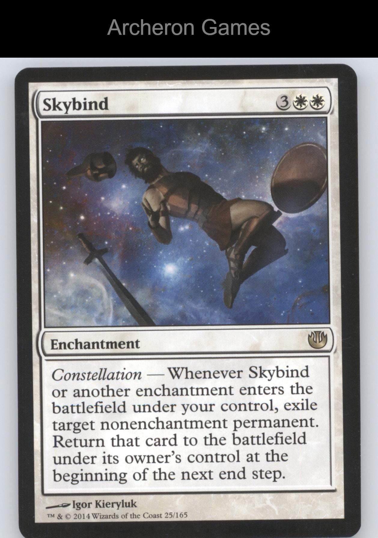 Skybind 25 R MTG Card Journey Into Nyx