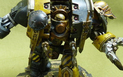 leviathan Siege Dreadnought with Claws painted - Imperial Fist - Warhammer Horus Heresy #1QI