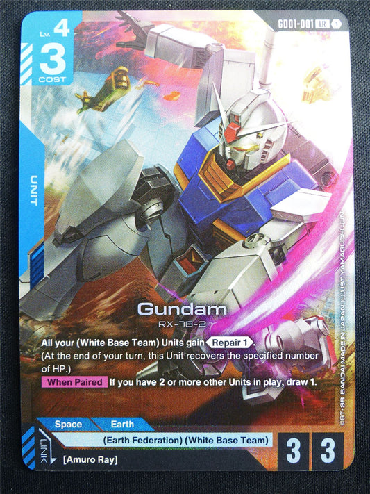 Gundam GD01-001 LR Foil - Gundam Card #4EA