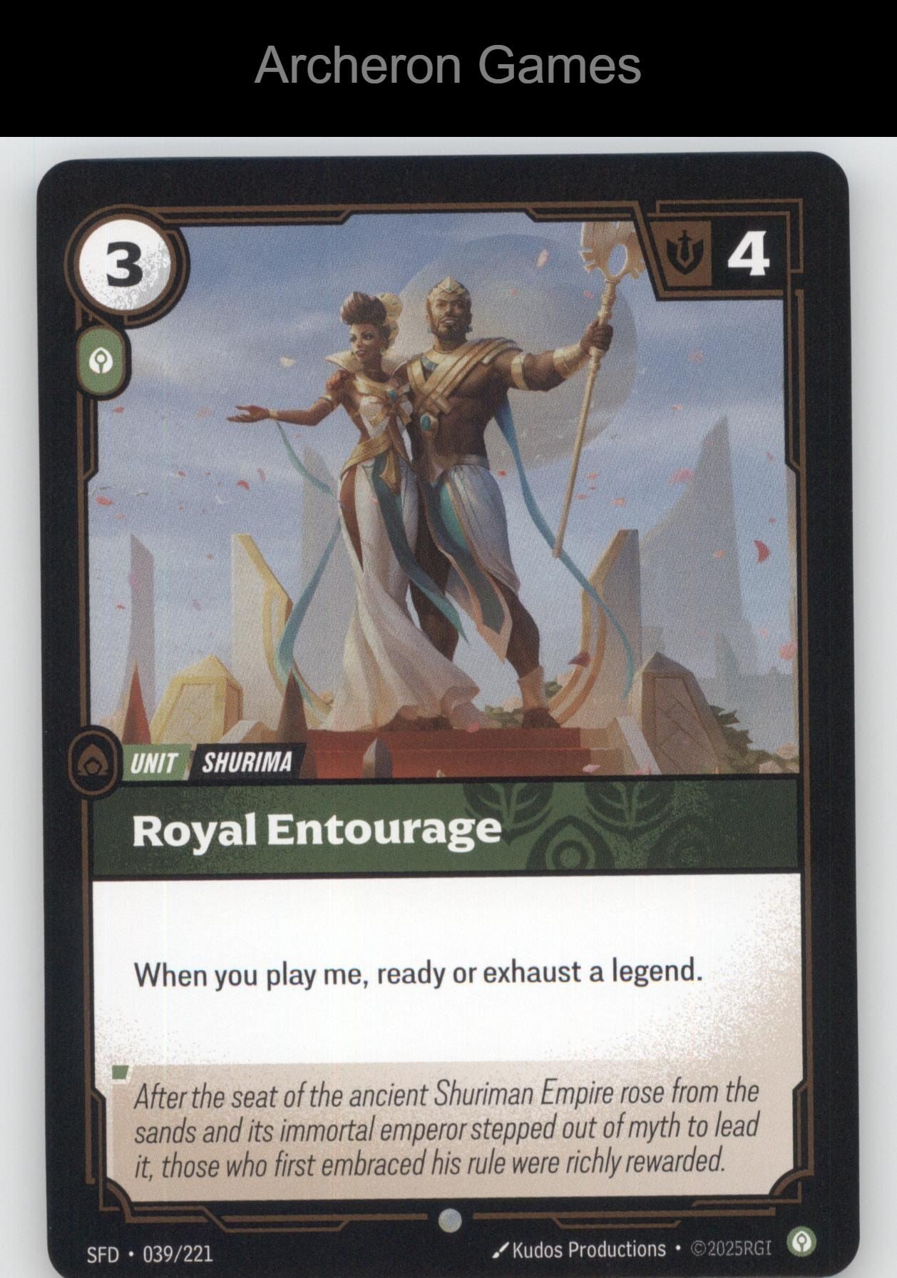 Royal Entourage SFD 039/221 C  Card Spiritforged