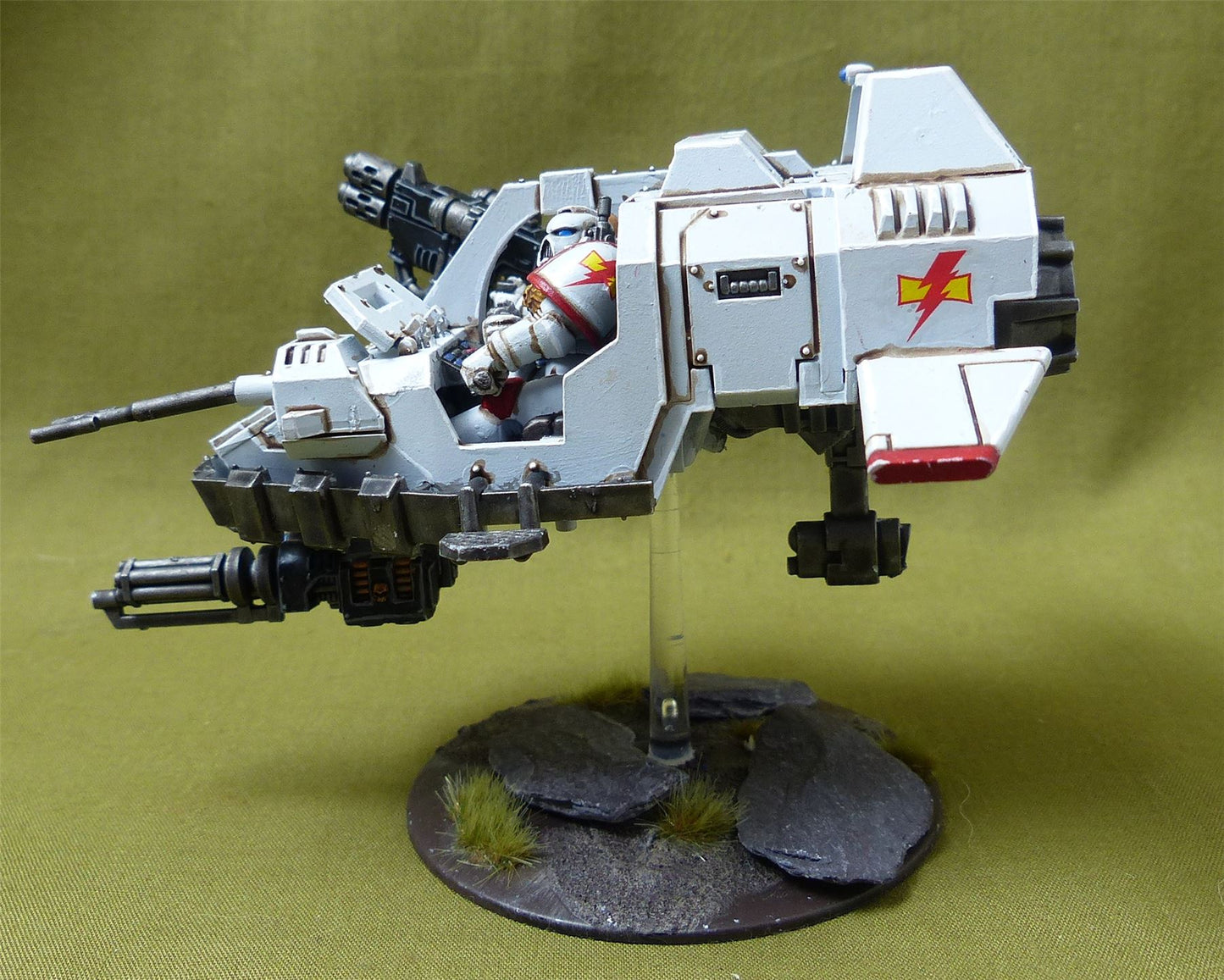 Land Speeder - Space Marines White Scars - Warhammer 40K #2G4