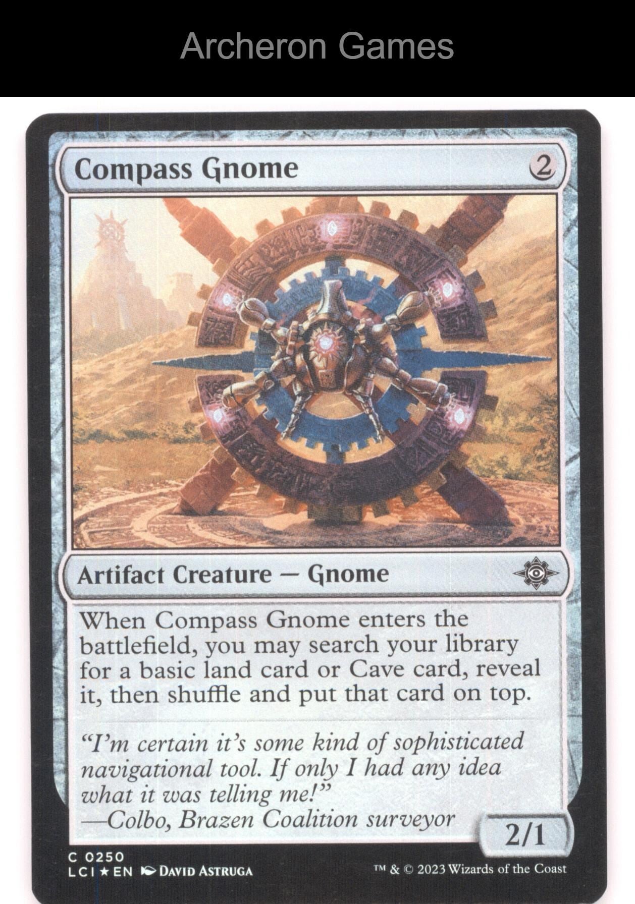 Compass Gnome 250 C MTG Card The Lost Caverns of Ixalan