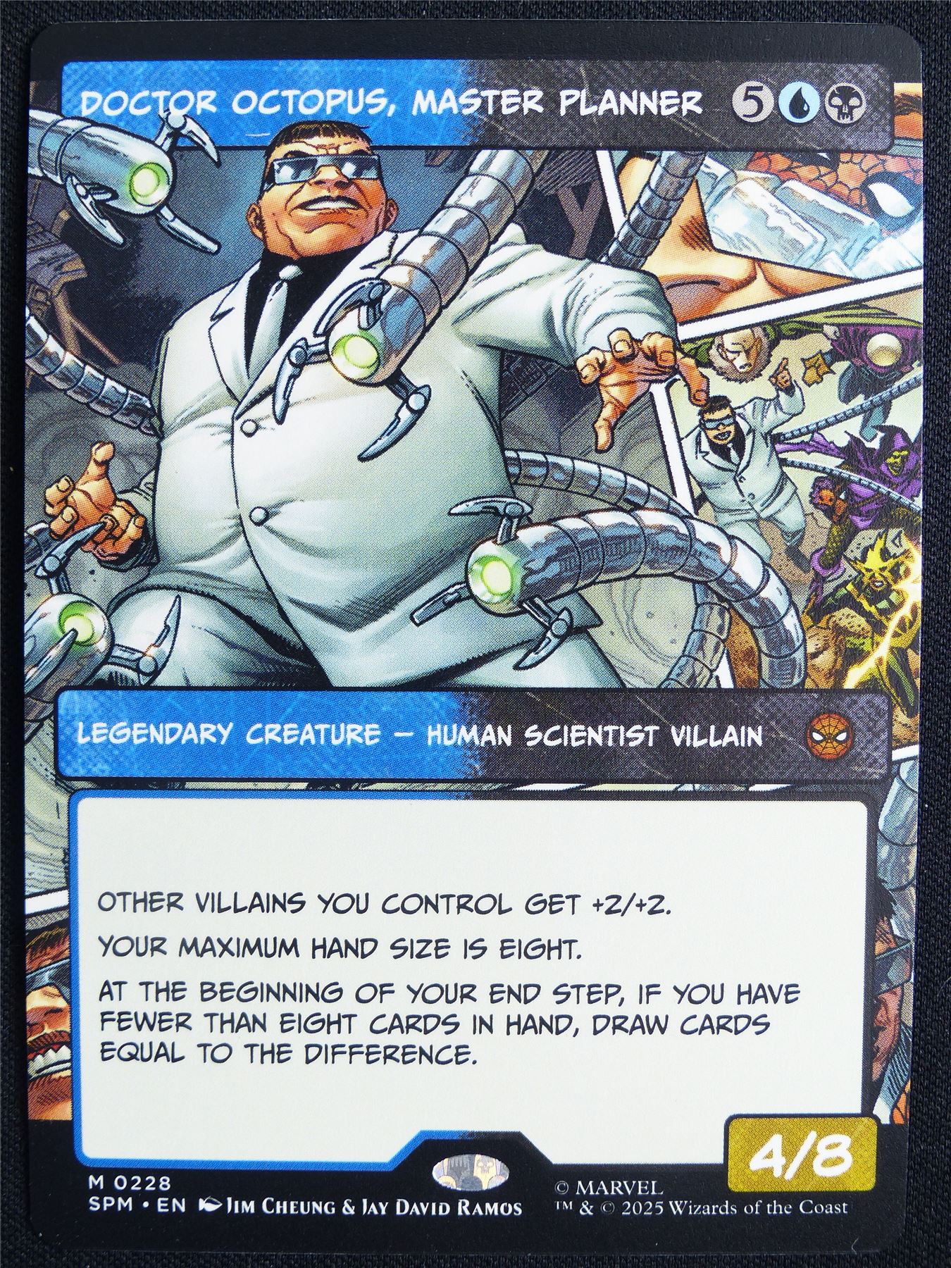 Doctor octopus Master Planner Borderless - SPM - Mtg Card #5LZ