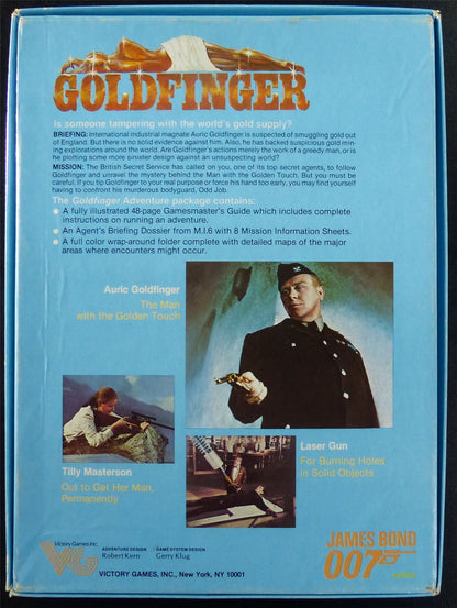James Bond 007 Roleplaying Game: Goldfinger OOP - Victory Games #228