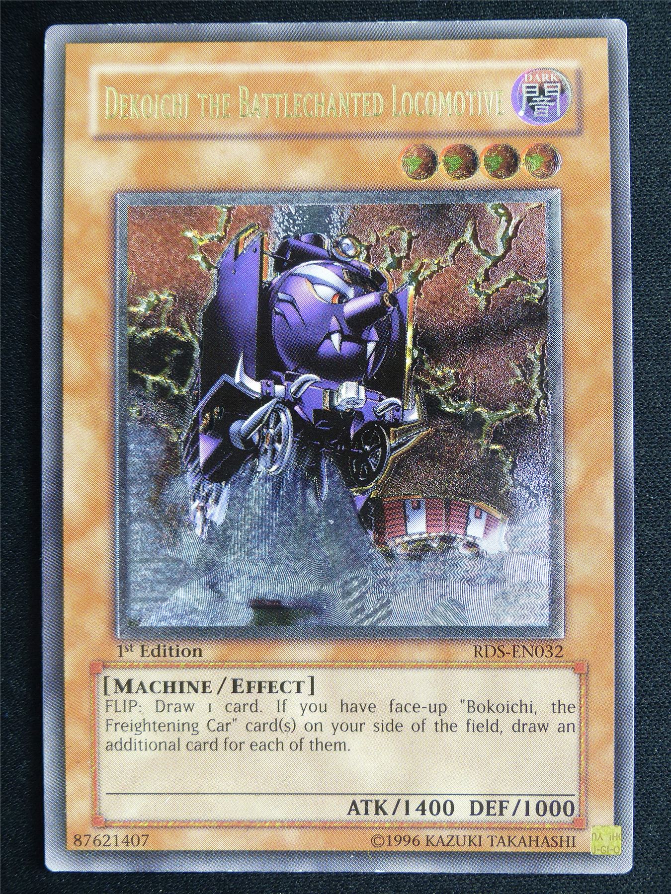 Dekoichi the Battlechanted Locomotive RDS Ultimate Rare - 1st ed Yugioh Card #4S9