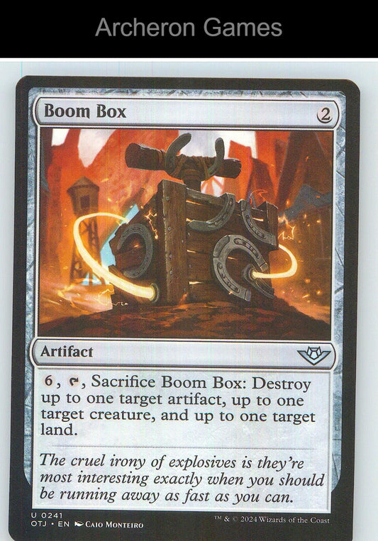 Boom Box OTJ 241 UC MTG Card NM/EX+
