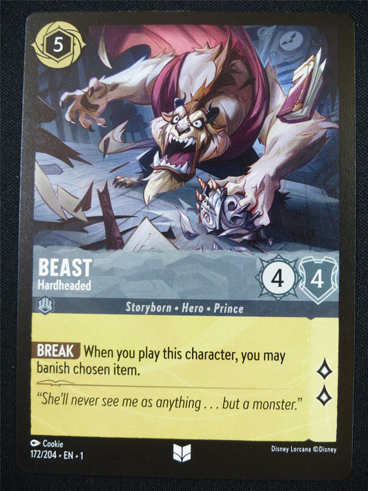 Beast Hardheaded 172/204 - Lorcana Card #4O2