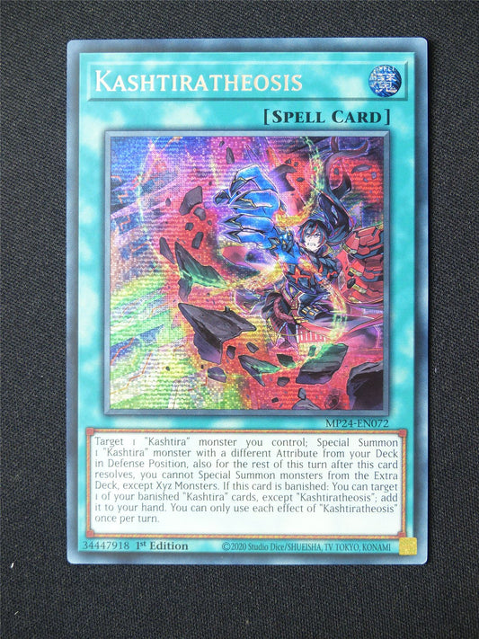 Kashtiratheosis MP24 Secret Rare - 1st ed Yugioh Card #3RX