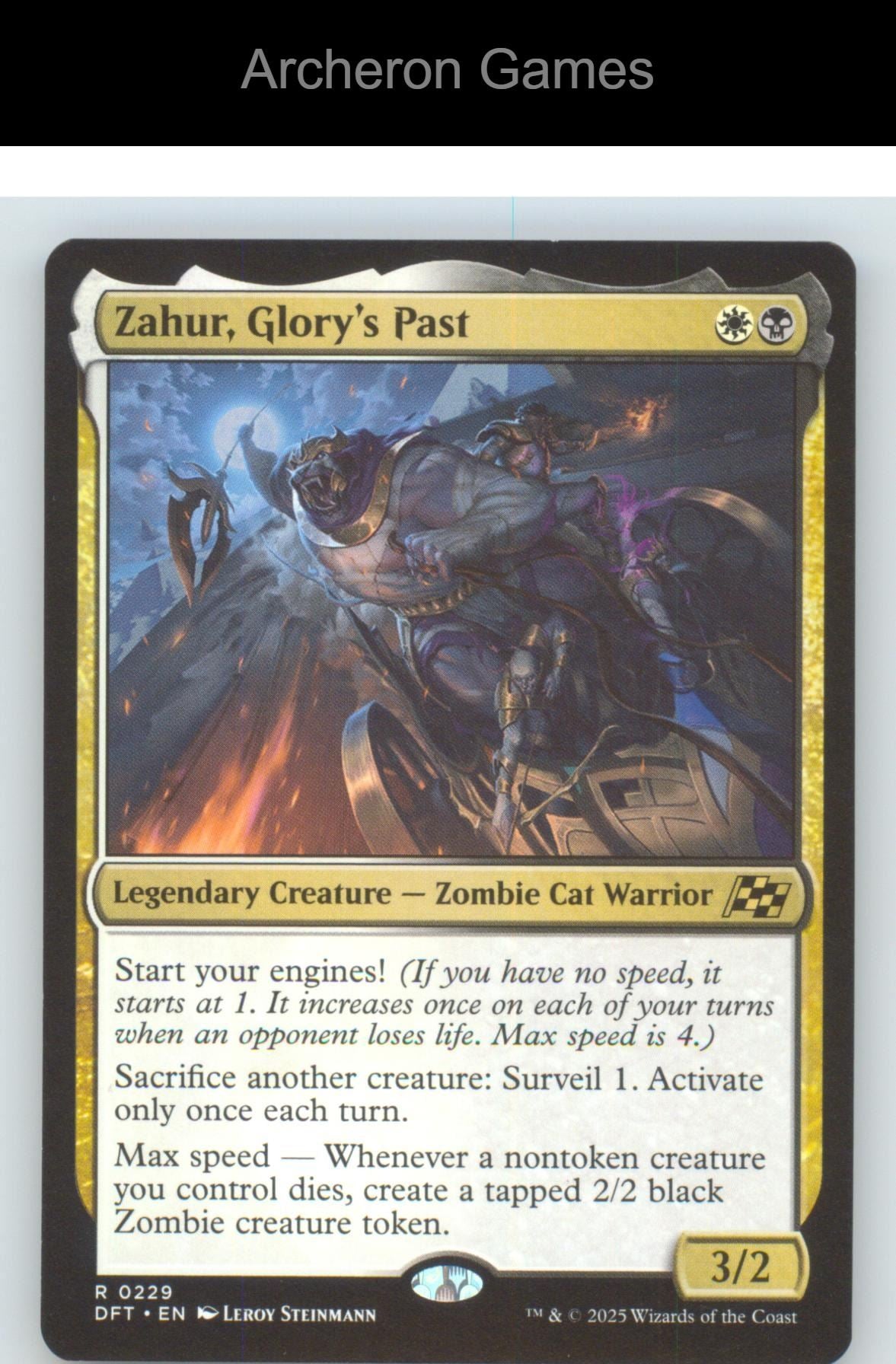 Zahur, Glory's Past DFT 229 R MTG Card NM/EX+