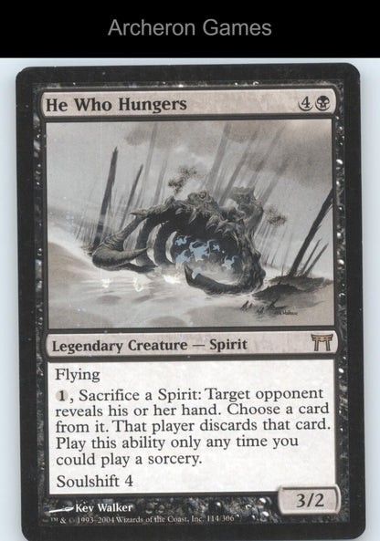 He Who Hungers 114 R MTG Card Champions of Kamigawa