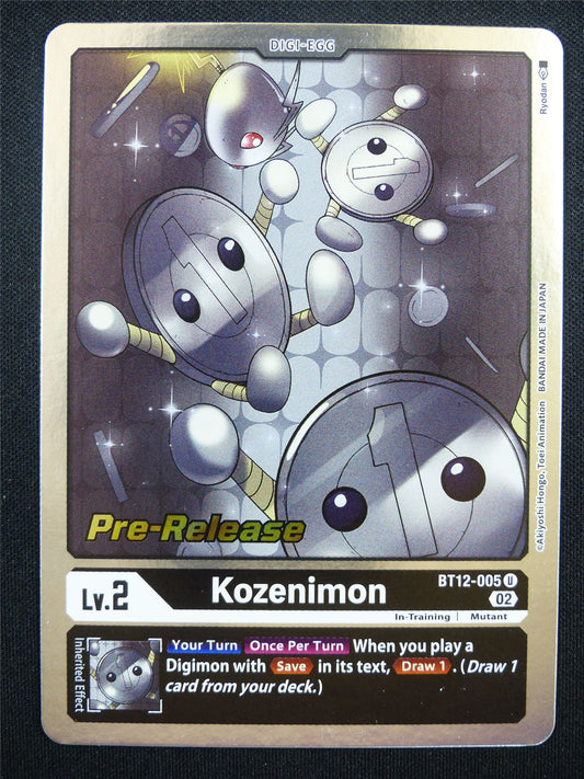 Kozenimon BT12-005 U Promo - Digimon Card #210
