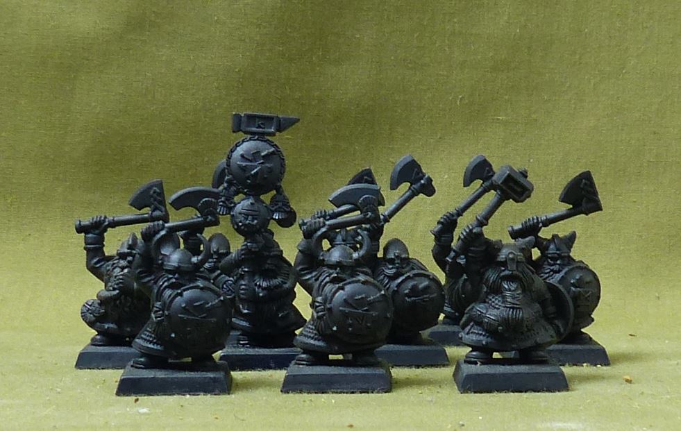 Classic Dwarf Warriors - Dwarves - Warhamer Fantasy #4WP