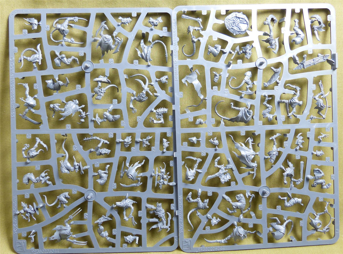 Gutter Runners set of 20 incomplete sprue - Skaven - Warhammer AoS #RY