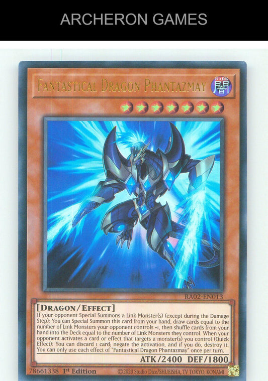 Fantastical Dragon Phantazmay (Alternate Art) (UR) UR YUGIOH Card 1st Edition