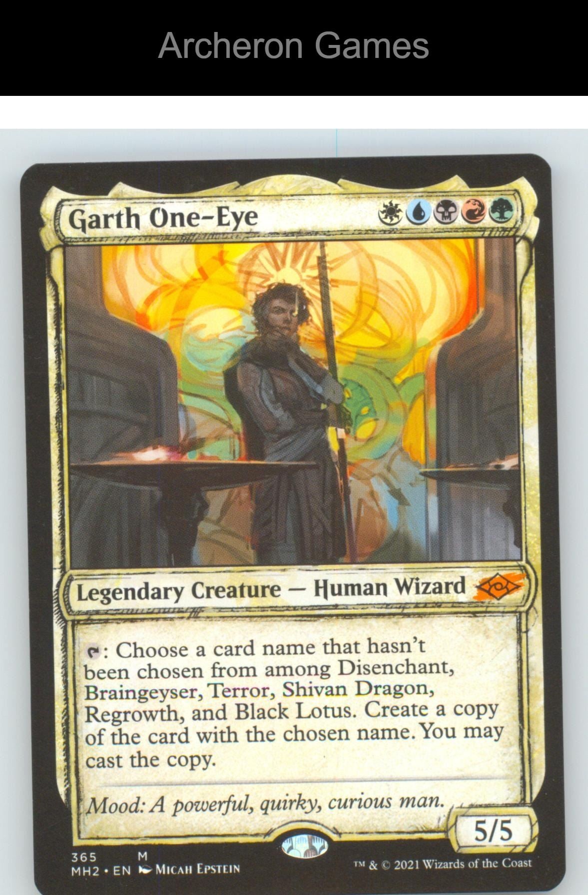 Garth One-Eye (Showcase) MH2 365 Mythic MTG Card NM/EX+