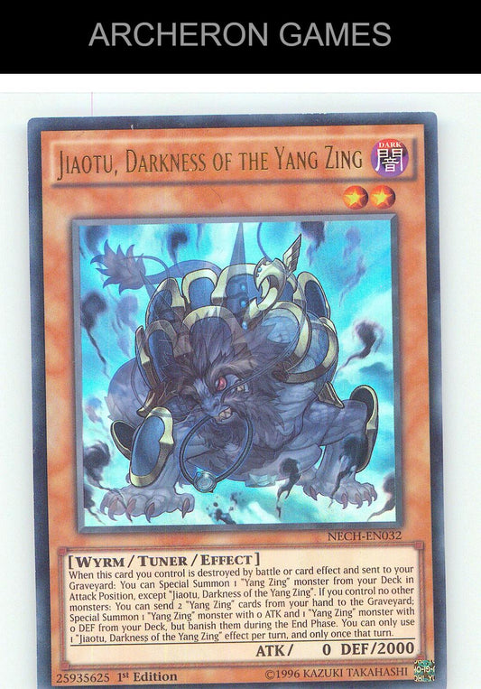 Jiaotu, Darkness of the Yang Zing Ultra Rare YUGIOH Card Unlimited