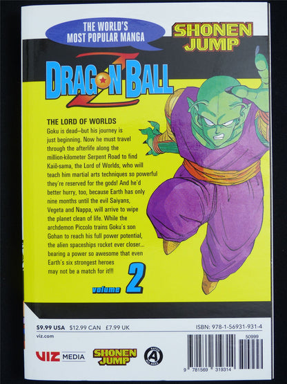 Dragon Ball Z volume 2 - Viz Manga #45Z
