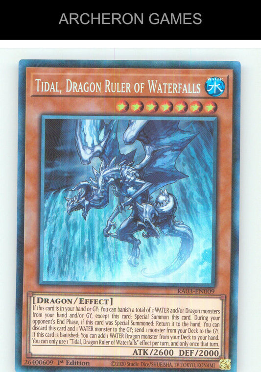 Tidal, Dragon Ruler of Waterfalls (PCR) YUGIOH Card 1st Edition