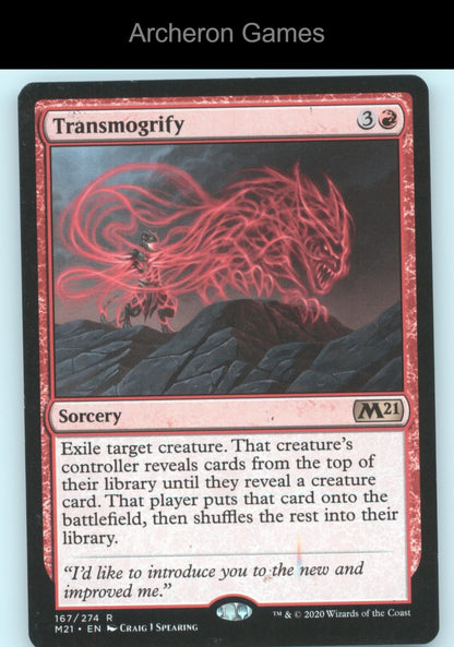 Transmogrify 167 R MTG Card Core Set 2021