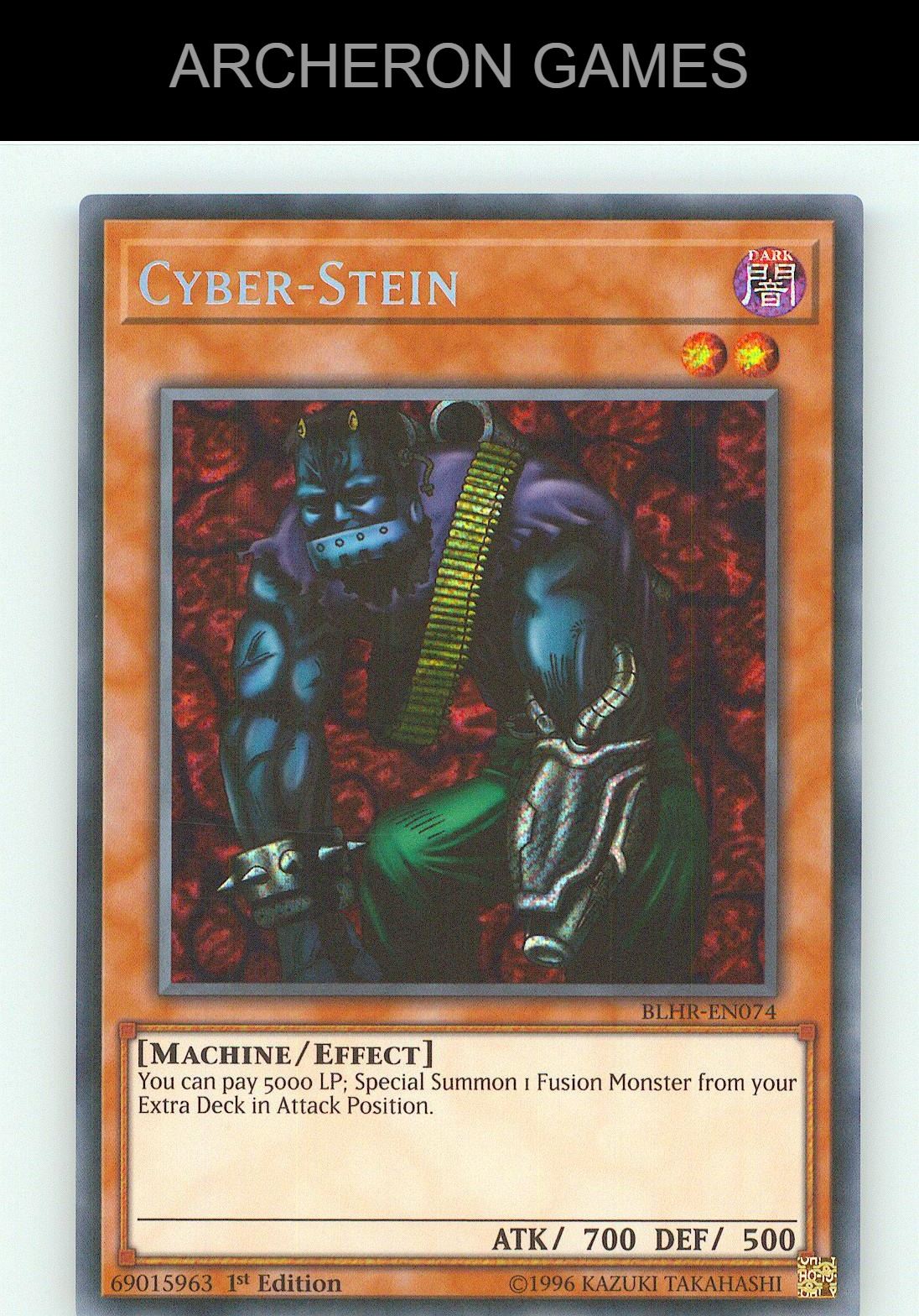 Cyber-Stein SEC YUGIOH Card