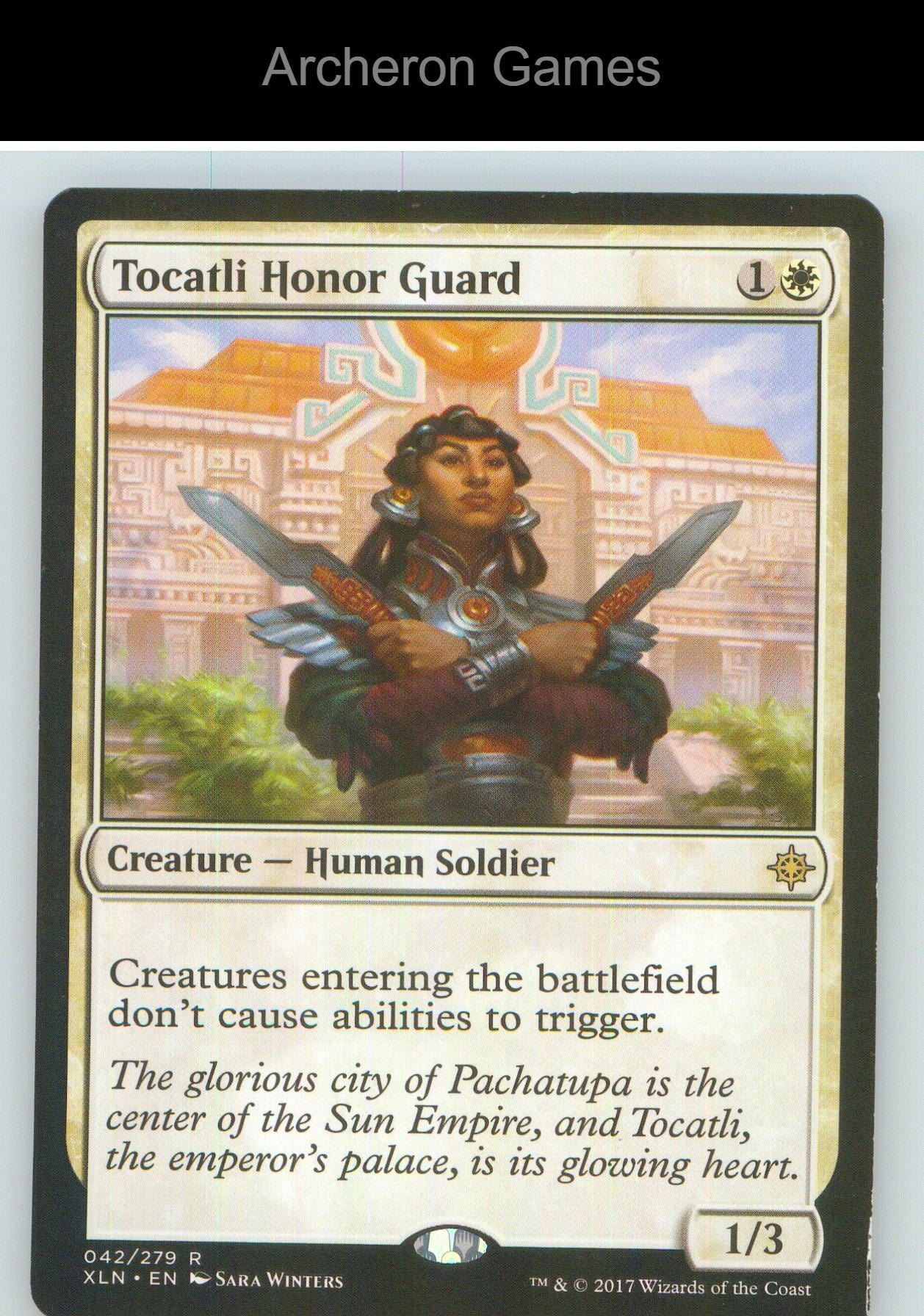 Tocatli Honor Guard XLN 42 R MTG Card NM/EX+