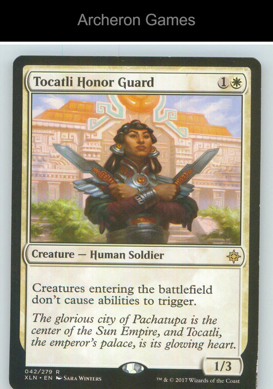 Tocatli Honor Guard XLN 42 R MTG Card NM/EX+