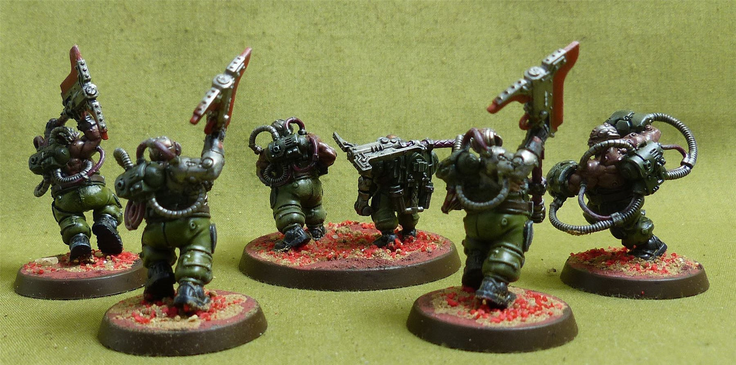 Cthonian Beserks painted - Leagues of Votann - Warhammer 40K #1J4