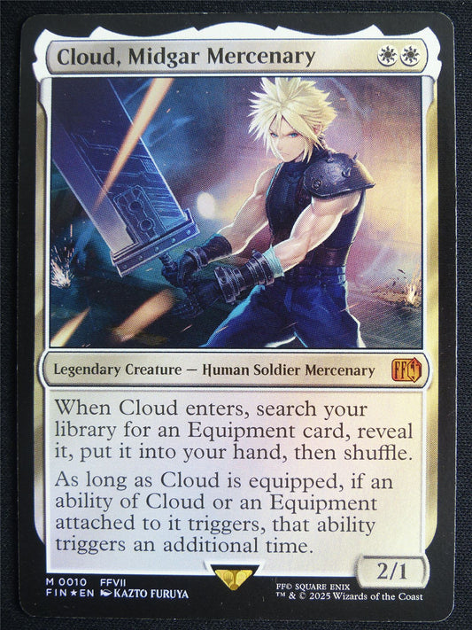 Cloud Midgar Mercenary Foil - FIN - Mtg Card #4J1