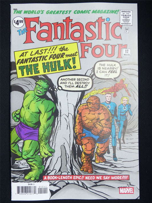 FANTASTIC Four #12 Facsimile Edition - Feb 2026 Marvel Comic #5Z