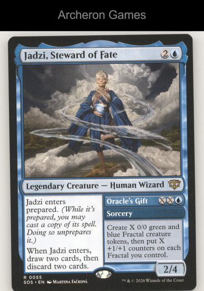 Jadzi, Steward of Fate SOS 55 R MTG Card Secrets of Strixhaven