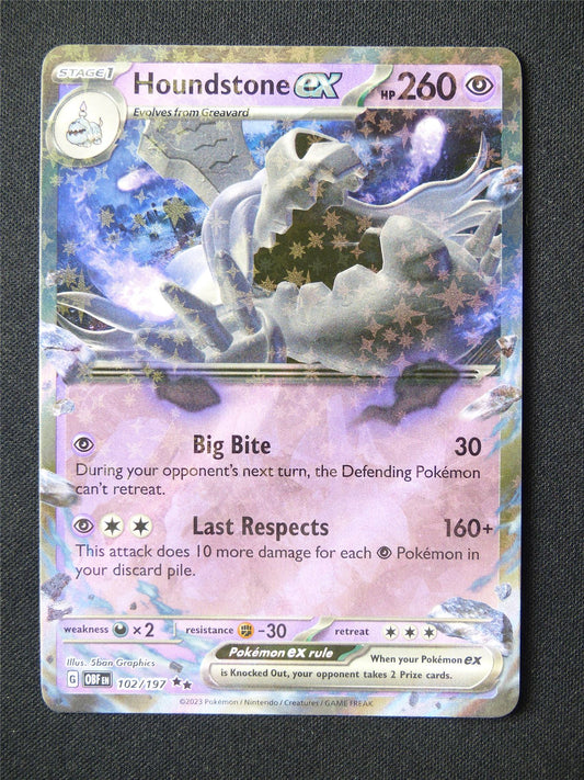 Houndstone EX 102/197 Holo - Pokemon Card #623