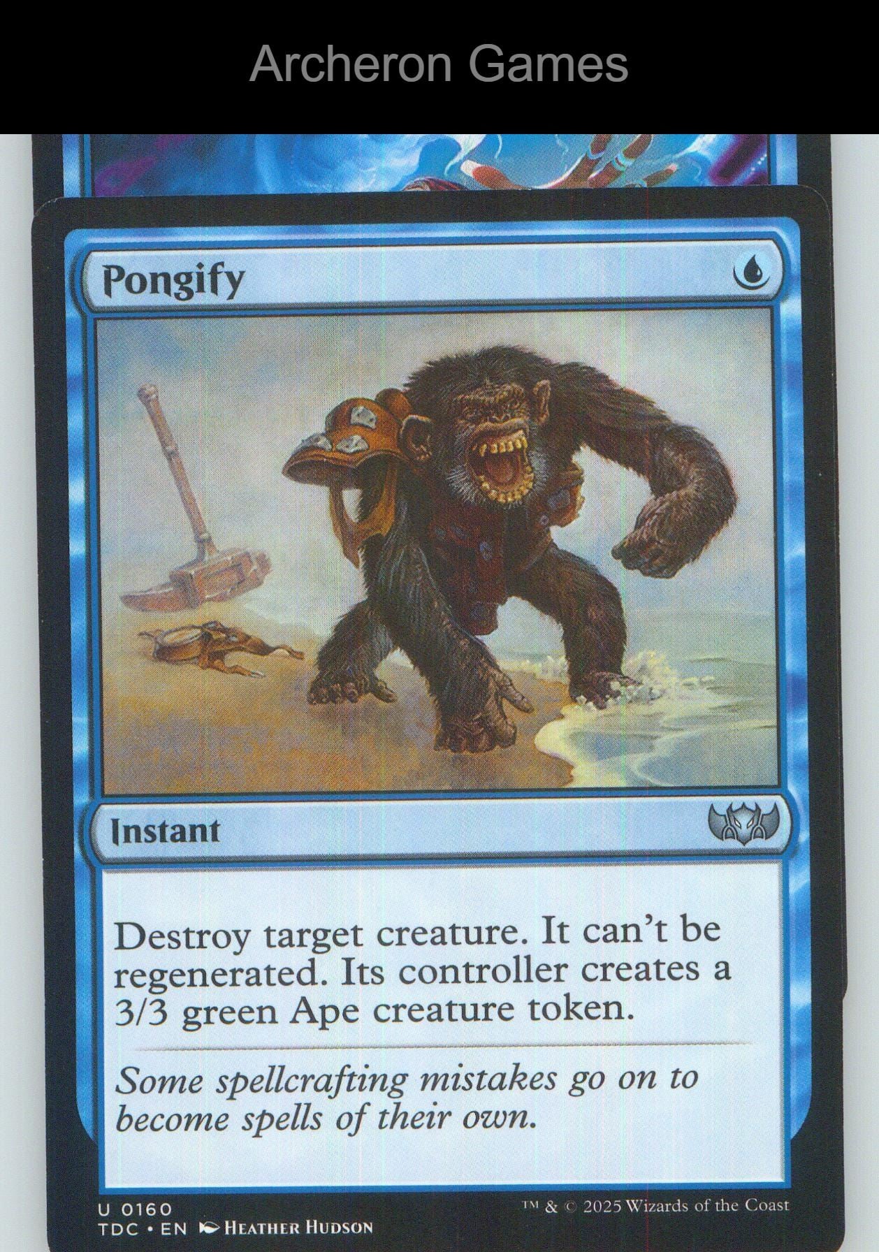 Pongify TDC 160 UC MTG Card NM/EX+