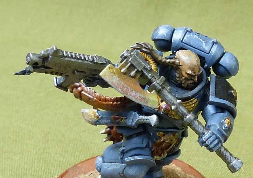 Primaris Lieutenant painted - Space Wolves - Warhammer 40K #1TX